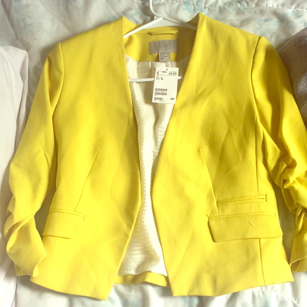 Yellow, H&M Blazer